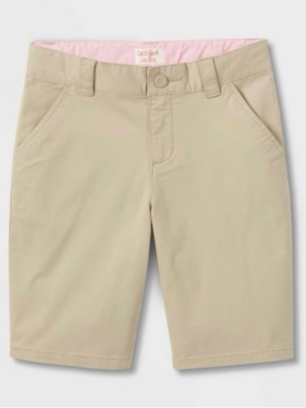 Cat & Jack Girls' Uniform Chino Shorts Khaki
Size 4 new
-